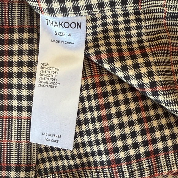 Thakoon Plaid Cargo Trouser Size 4 NWT - Picture 8 of 8